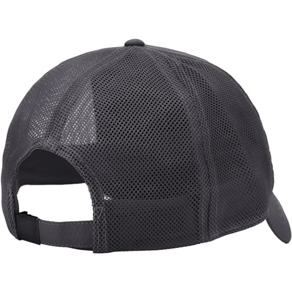 Mesh SnabbTorkande Basebollkeps Trucker Hat Justerbar, Grå