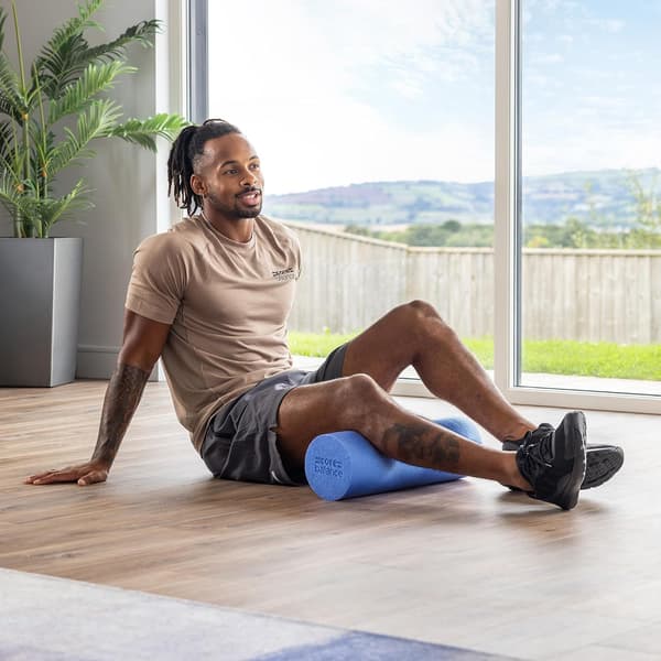 Skumrullsmassager 45 cm lång medelhög densitet EPE Muskelmassage (45 cm - Blå)