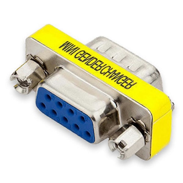 DB9 Datamaskin Video Adapter DB9 Hann til Hunn Seriell Port til Hull 9 Pin VGA Hunn Kabel Adapter