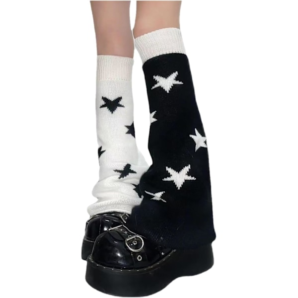 Naisten Leg Warmers, Lolita Leg Warmers, Harajuku Moderni Talvi Leg Warmers Gootti Y2K Neulotu Neuleet Naisille