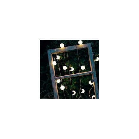 LED-lyspære, golfballform, E27, skruebase, 1W, kald hvit, 10-pakning
