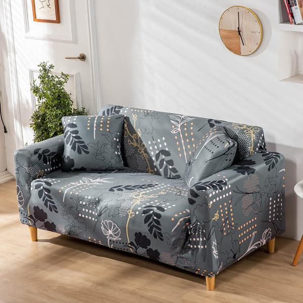 Sofaovertrekk, elastisk sofaovertrekk, anti-ripe sofaovertrekk for kjæledyr Flower world 185cm