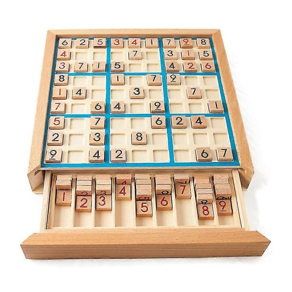 Träpussel Sudokubräde Träsudoku Spelset