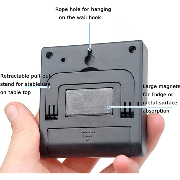 Kök Timer, Digital Kök Timer Magnetisk Nedräknings Kök Timer Rostfritt Stål Timer