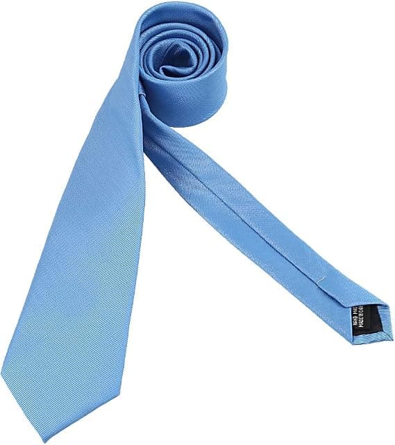 2 st blå klassiska herrslipsar vävda JACQUARD halsband