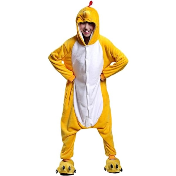 Unisex-adult jul Onesie Pyjamas Halloween Cosplay kostym M