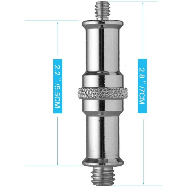 8-pakks mikrofonstativadapter Mikrofontrådadaptersett 5/8 hunn til 3/8 hann og 3/8 hunn til 5/8 hann adaptertråd