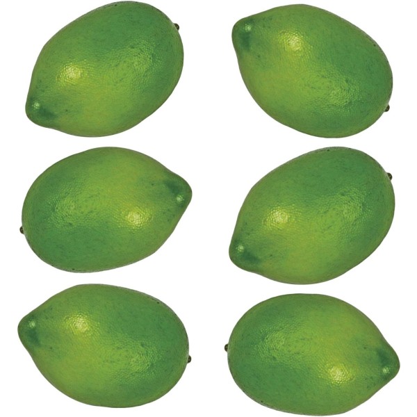 Konstgjorda citroner Realistiska dekorativa skumfrukter för handgjorda hem, kök, festdekor (9 st gröna citroner/limefrukter)