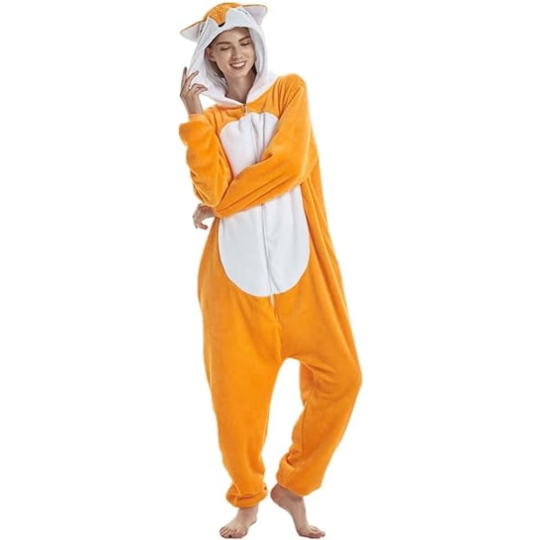 Unisex-vuxen jul onesie pyjamas halloween cosplay kostym L