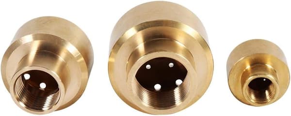 1 stk Fontenedyse Sprinklerhode, Messing Kolonne Vanndyse Sprayhode for Hagedam (3/4\")