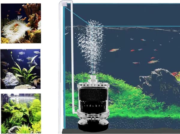 Mini akvarium, filter bio, lille akvarium bio svampefilter, lille internt fiskefilter, til 1-20 Gal