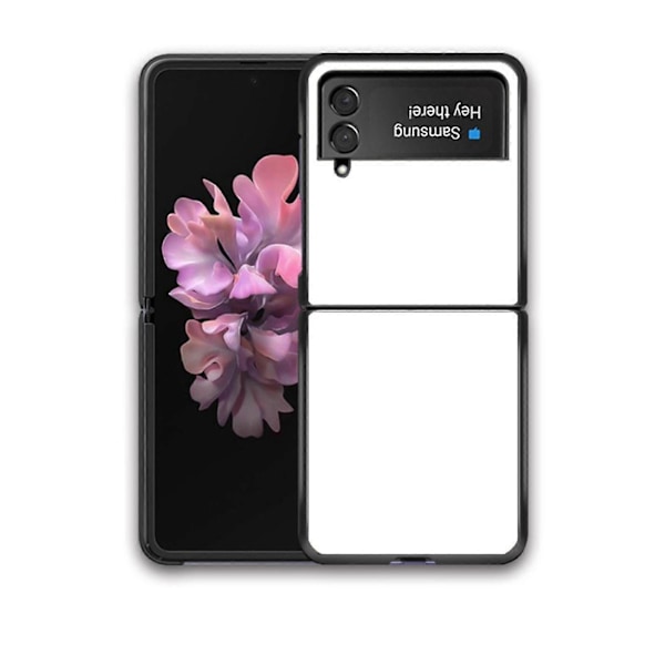 Gradient Färgat Skal Kompatibelt Med Samsung Galaxy Z Flip 4, Hård PC Ram+Härdat Glas Skyddsskal
