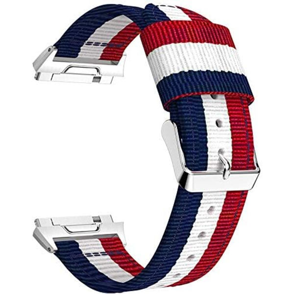 Classicase kompatibel med Fitbit Ionic Watch Strap, Nylon Sport Loop Band Wristband