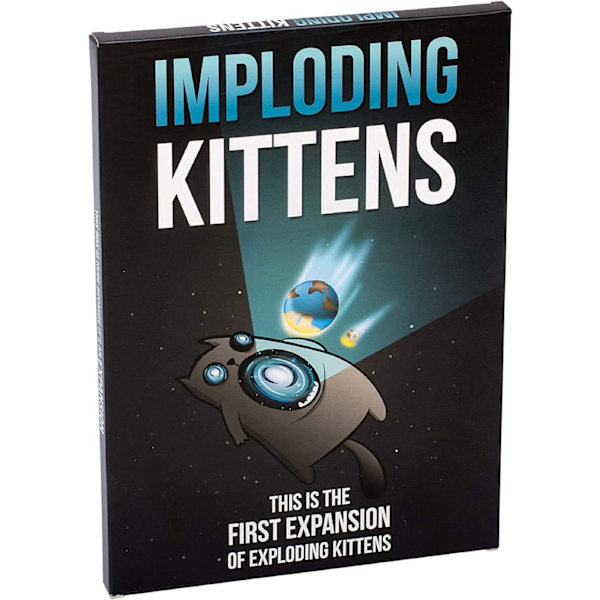 Imploding Kittens -laajennussetti - Venäläinen ruletti korttipeli, korttipelejä aikuisille, teineille ja lapsille - 20 kortin lisäys