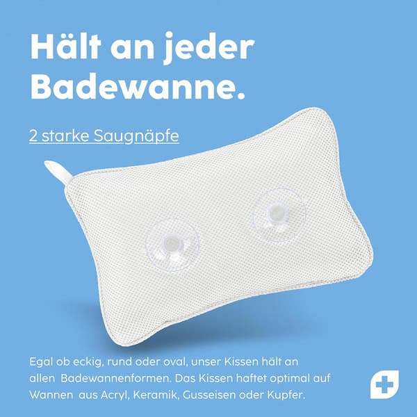 Badkudde, badkudde testvinnare som badkudde, nackkudde White