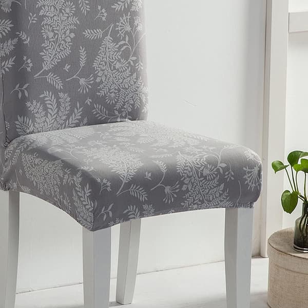 Stolsöverdrag Set om 4 Stretch Moderna Stolsöverdrag för Matrum Köks Bröllop Fest Tvättsbart Stolskydd (4st)