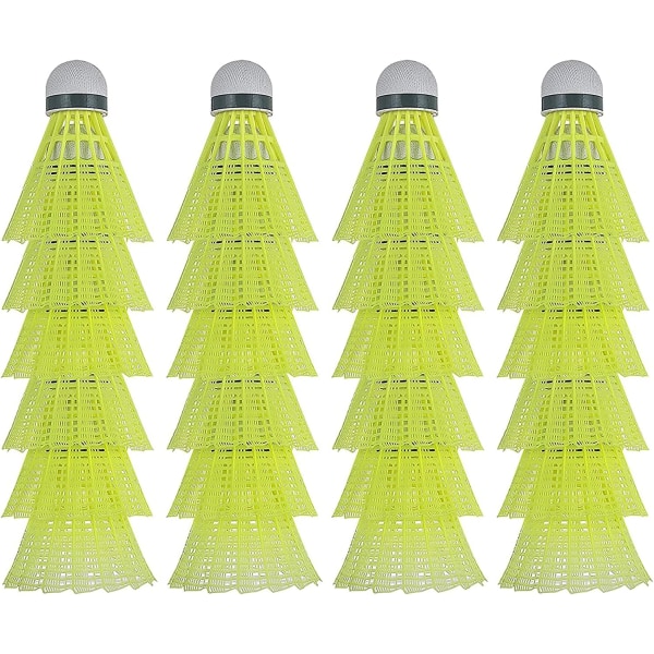 12-pack nylon Birdies, nylon för badminton med stabil och hållbar