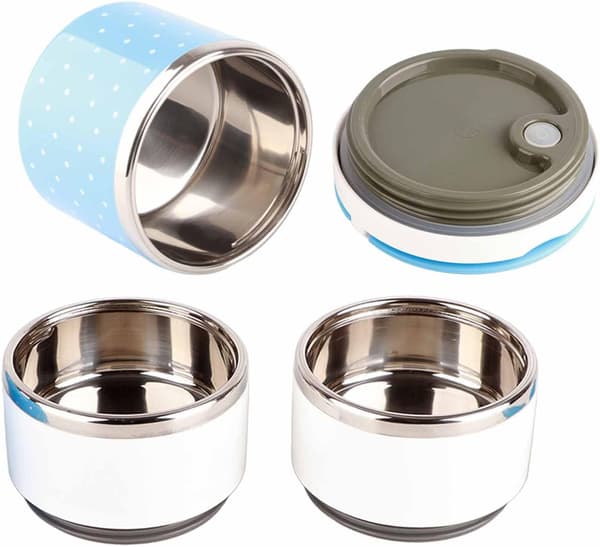 Picnic Matboks Isolasjon Termisk Matboks Rustfritt Stål Matbeholder Bento Boks 1/2/3 Lag