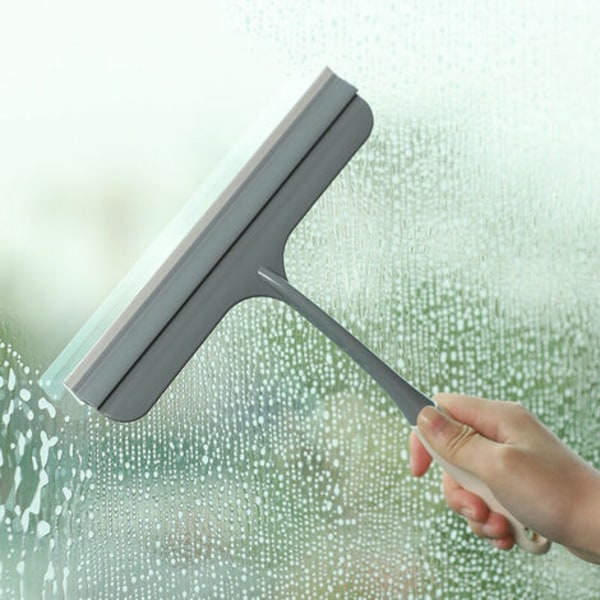 Glass Dusj Squeegee, Bad Glass Squeegee, Silikon Dusj Squeegee, for Windows med Hengekrok for Bad