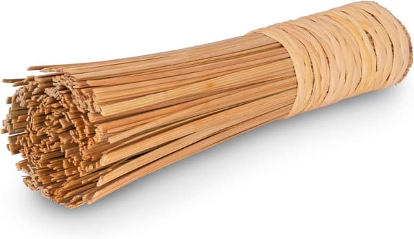 Bambuinen wokkipannun puhdistusharja, 20 cm pitkä