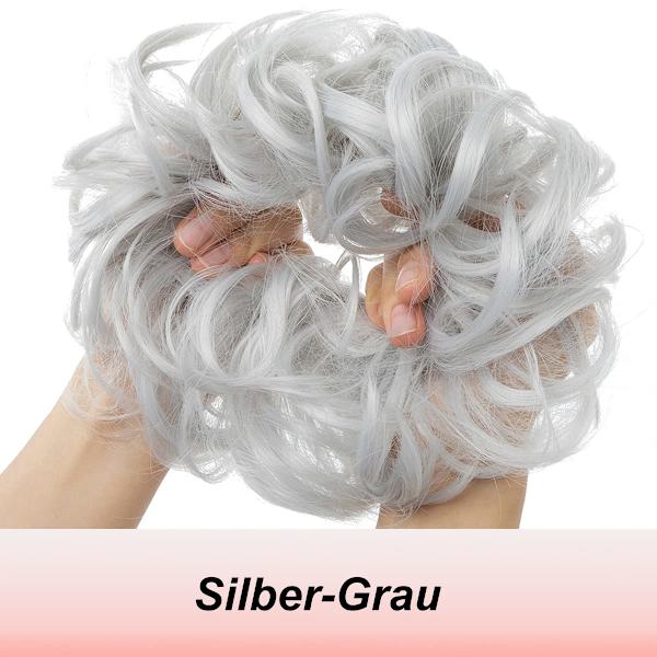 Peruk med elastiskt band, bulle peruk, lockig bulle, 1 st As shown in the picture