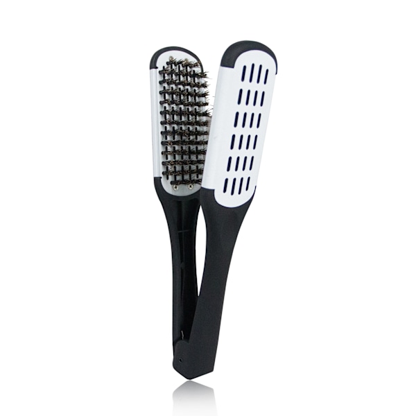 Professional Straightening Brush Hairdressing tool Double-sided brush Hair straightening