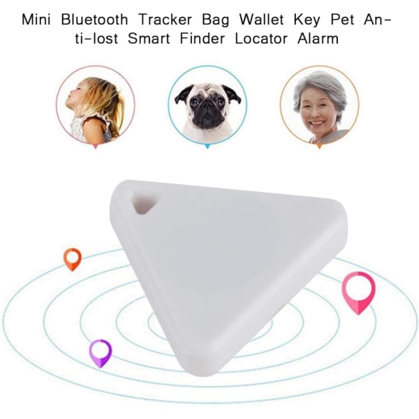 Mini Bluetooth Tracker Anti-lost Smart Finder Locator Alarm Key Kids Pet GPS Finder