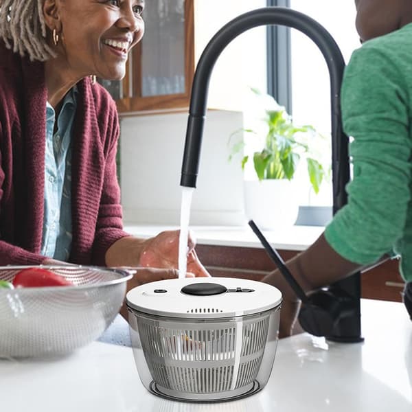 Grönsaksslunga, Salladsslunga Grönsaksdehydrator - 5L Köksgrönsaksslunga, Snabb dränering för frukttvätt och dränering