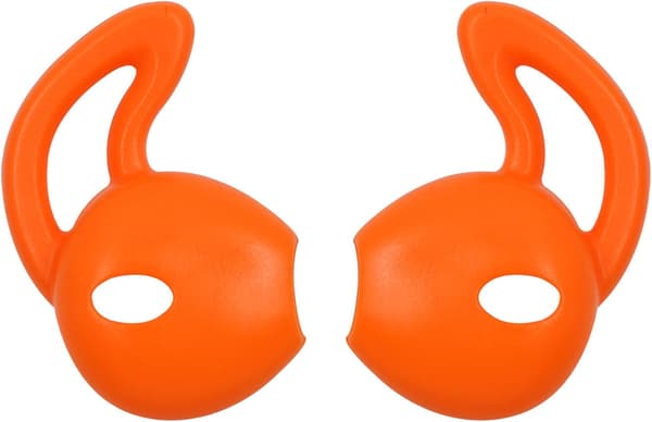 Ørepropper, øreproppsputer, 4 par erstatning for øretelefoner til iPhone7 SE 6s iPhone 6s Plus 5s (svart/hvit/blå/oransje)