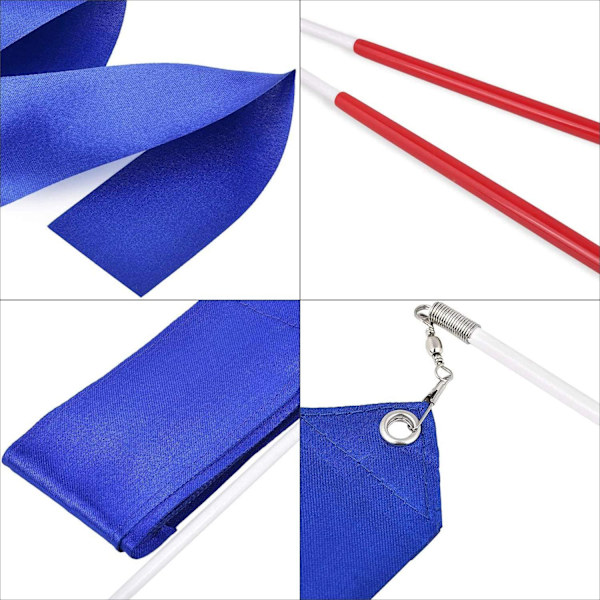 Dansebånd Streamers (10 stk.), 13 fod unisex børns gymnastikbånd, rytmisk gymnastikbånd