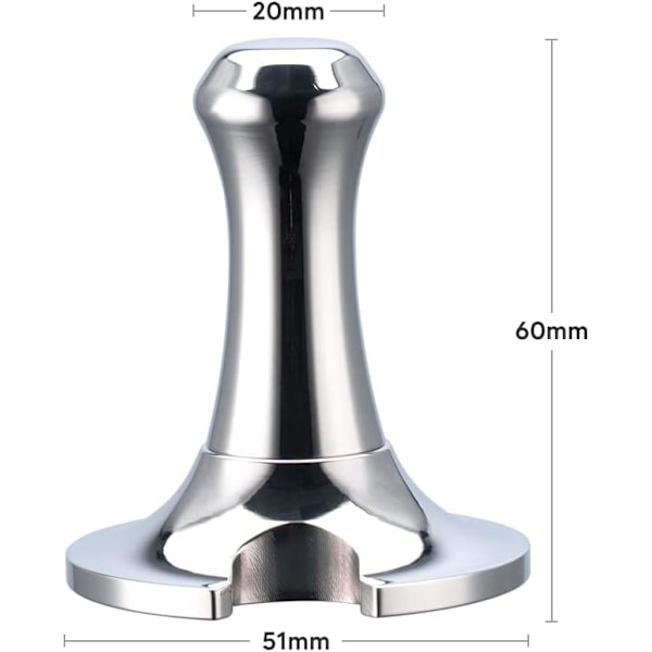 Kaffe Tamper Rostfritt Stål Espresso Kaffe Tamper Kompatibel med Återanvändbar Bosch