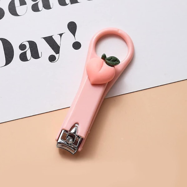 2 st rostfritt stål professionell nagelklippare fingerverktyg (grön, rosa)