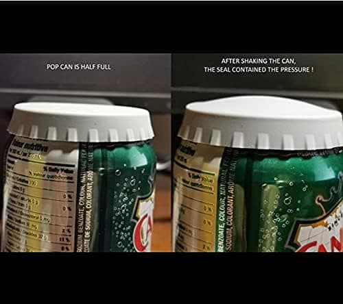 Förpackning med dryckeslock för burkar, säkert och hållbart silikonmaterial som passar standardläskburkar
