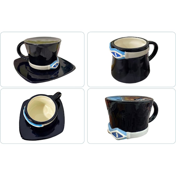 One Piece Anime Krus, Aces Hatt Kaffe Krus, Keramisk Melkekopp, Gave til Jul, Bursdag, Jubileum