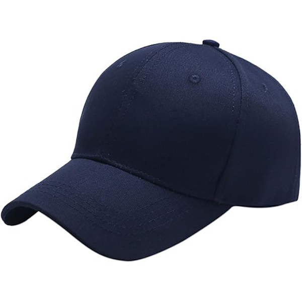 Baseballkeps för män och kvinnor, unisex keps, justerbar Dark blue