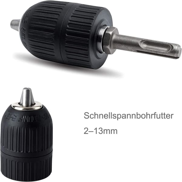 13mm nøglefri SDS adapter hammerbor