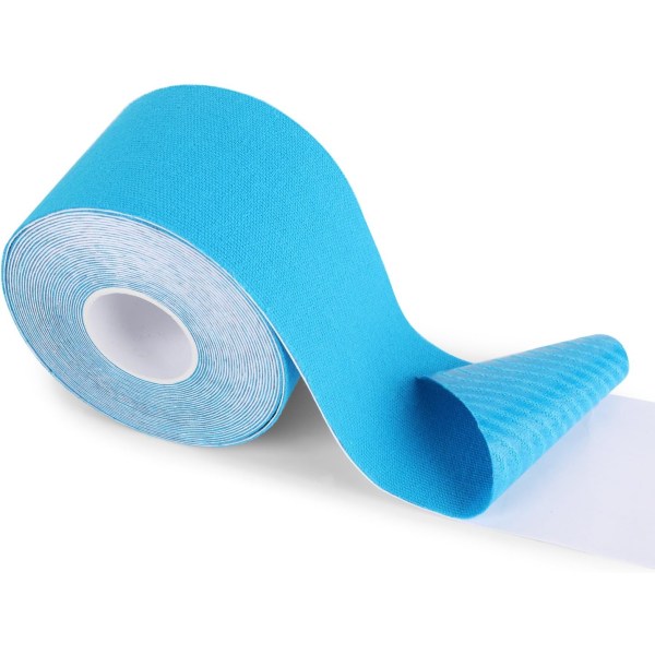 Blå Muskeltape Kinesiologi, Fysiotape Strapping til Smertelindring og Skadesgenoptræning