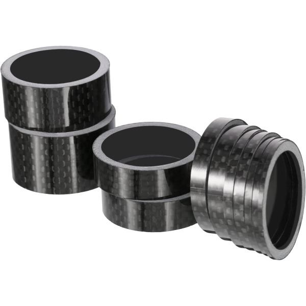 7 storlekar cykelkolfiber headset spacer cykel 1-1/8 tum 20 15 10 5 3 2 1 mm