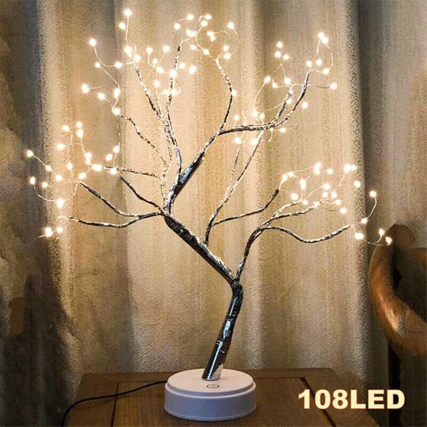 LED Trælys, 108 LED Indendørs Stemningslys USB-kabel Juletræslys