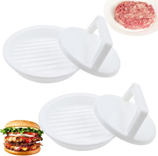 2-pack Burger Press Patty Makers, Burgerformar Lätt Släpp Hamburgare Patty Press, Burger Kött Korv Nötkött Formar