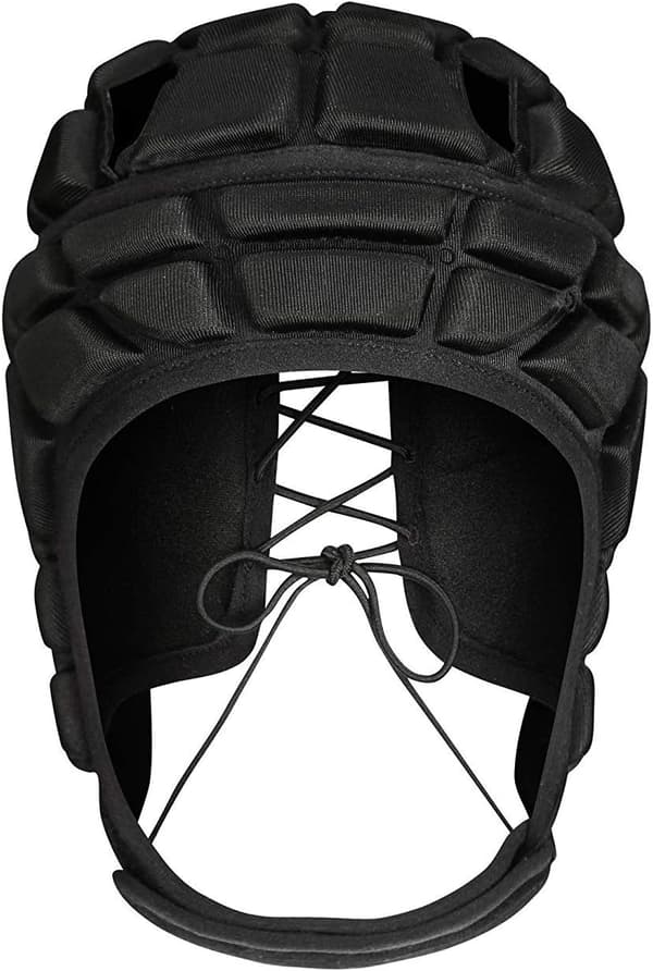 Rugby Hodebeskytter, Scrum Cap Junior Barn Gutter Beskyttende Hodeplagg, Polstret Hjelm For Hodebeskyttelse (Svart, S)