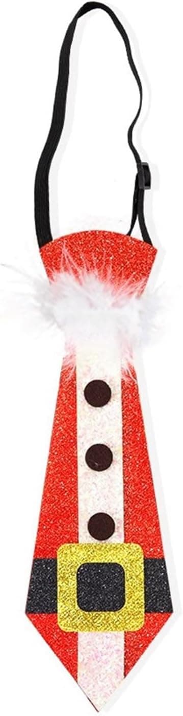 Kläddekorationer, Nyår Julslipsar, Tomte Snygg Slips, för Juldräktskul, (Tomte Kostym)