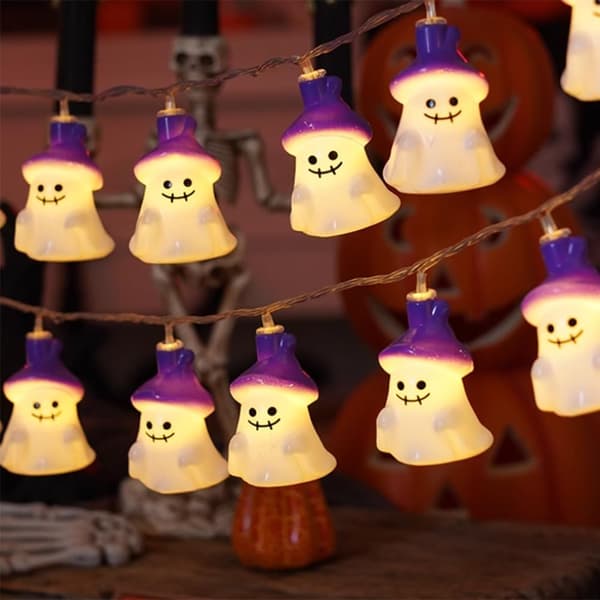 Halloween Spøgelseslyskæde, 20LED 3M lyskæde
