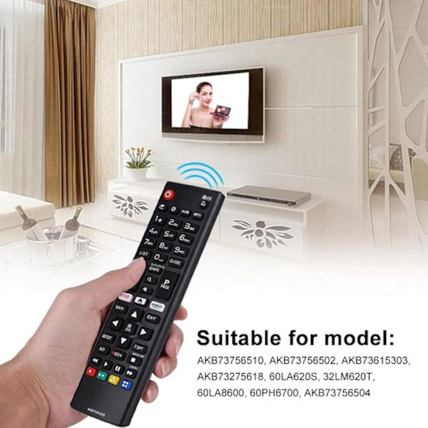 Yleinen korvaava kaukosäädin LG Smart TV:lle - Alkuperäinen kaukosäädin LG AKB75095308