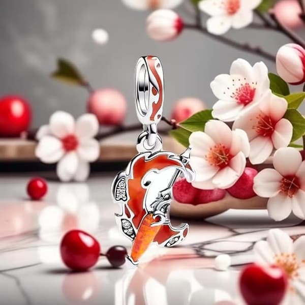 Charm Kompatibelt Armband Sommar Sjömanssmycken Murano Glas Berlocker Pärlor för Kvinnor