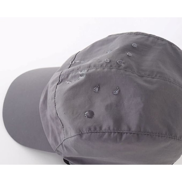 Utomhus herr basebollkeps vattentät vinter öronlapp mössa Dark Grey