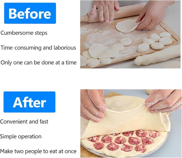 37 Hull Dumpling Ravioli Form Maker, Raviolimaskin i Aluminiumlegering, Pelmeni Form Maker Verktøy, Deigpresse Dumplin
