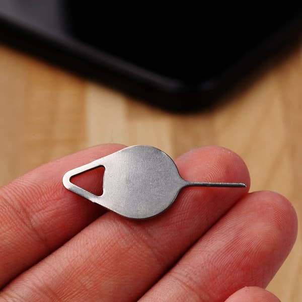 5PCS Sim Pin Ejector Card Removal Tray Opening Tool Kompatibel med Samsung Galaxy, Alle Andre iPhone, HTC Telefonmodeller