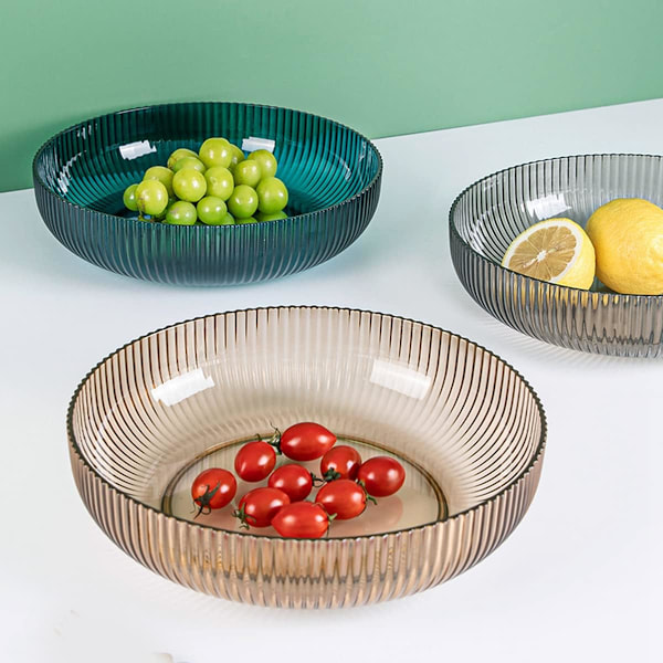 Fruktfat Elegant Design Fruktkorg Perfekt Storlek Super Hållbar Fruktfat Gray