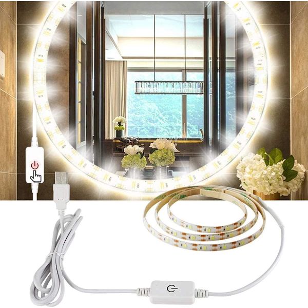 Led-peilivalo, himmennettävä Led-peilivalonauha, sopii meikkipöytiin 0.5 meters